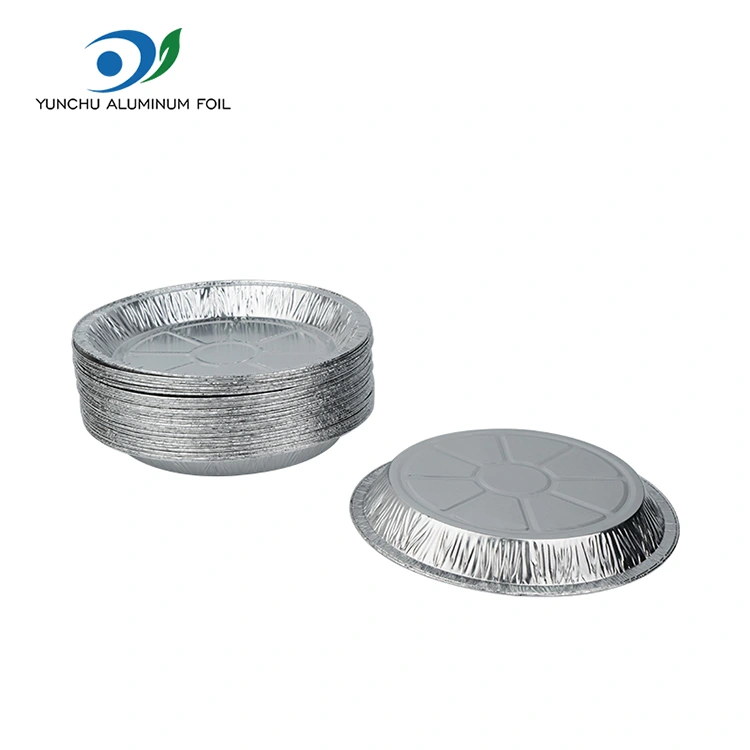 Круглий повітряний фритюрник сріблястий алюмінієвий контейнер для їжі