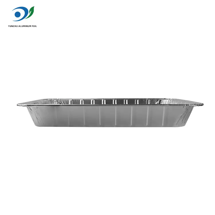 Лоток для випічки великої ємності сріблястого алюмінієвого фольги контейнери