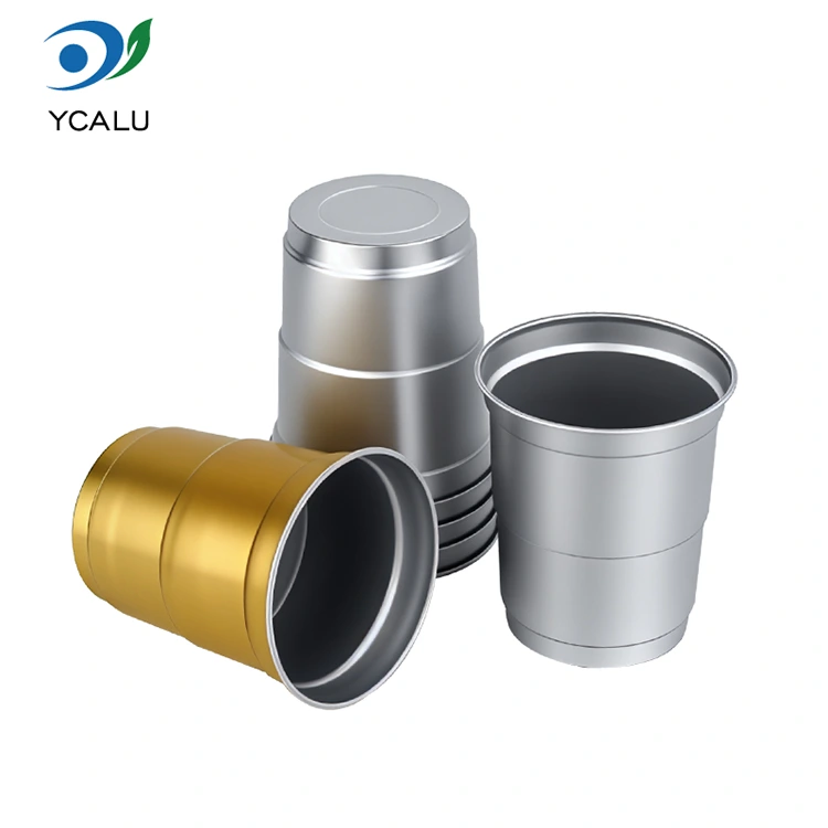 Одноразова алюмінієва склянка для холодних напоїв 9 унцій