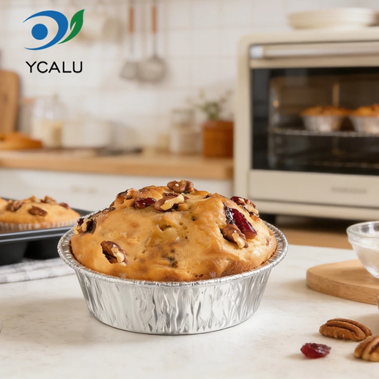 Одноразові аерофритюрниці для випікання Сріблясті харчові контейнери з алюмінієвої фольги