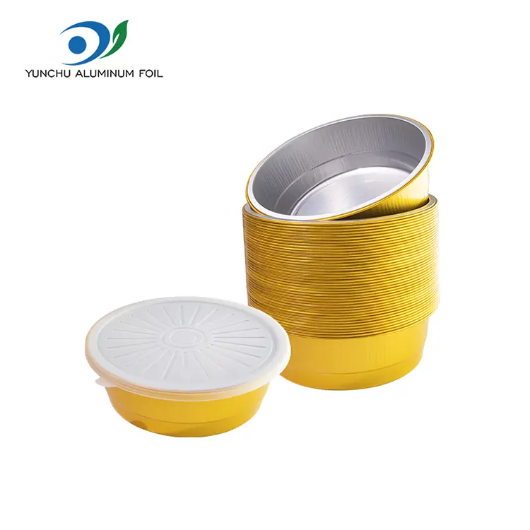 Одноразові герметичні харчові харчові контейнери з алюмінієвою фольгою