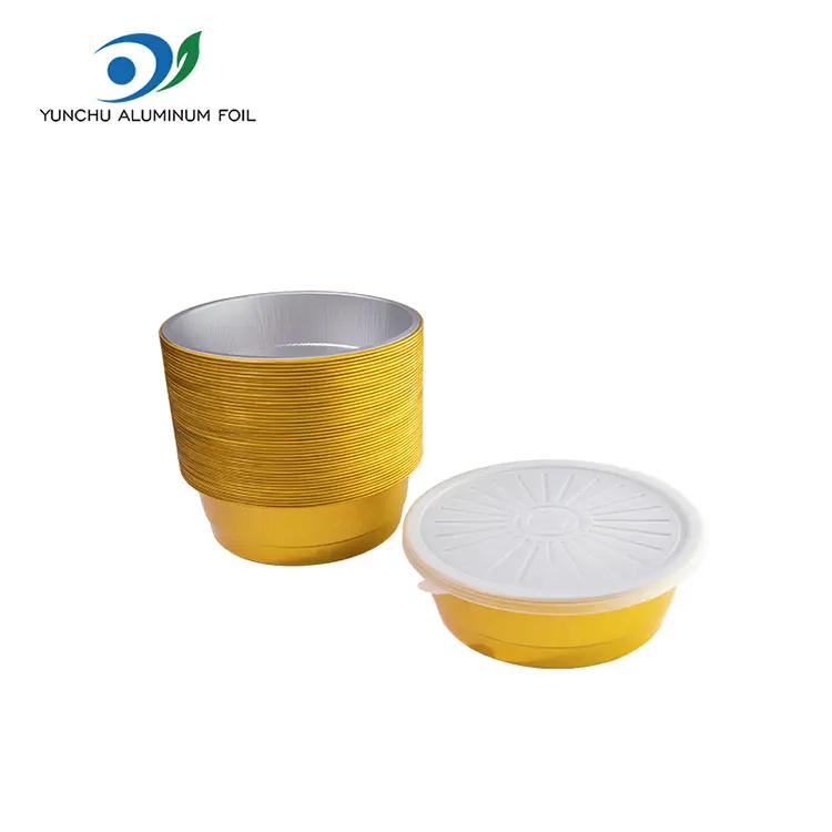 Одноразові герметичні харчові харчові контейнери з алюмінієвою фольгою