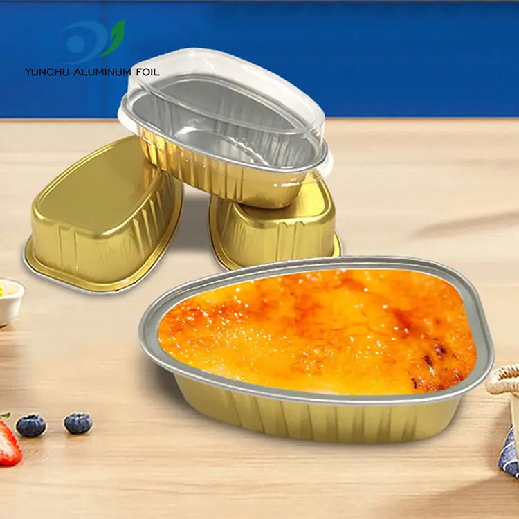 Одноразові контейнери з алюмінієвої фольги спеціальної форми алюмінієвої фольги