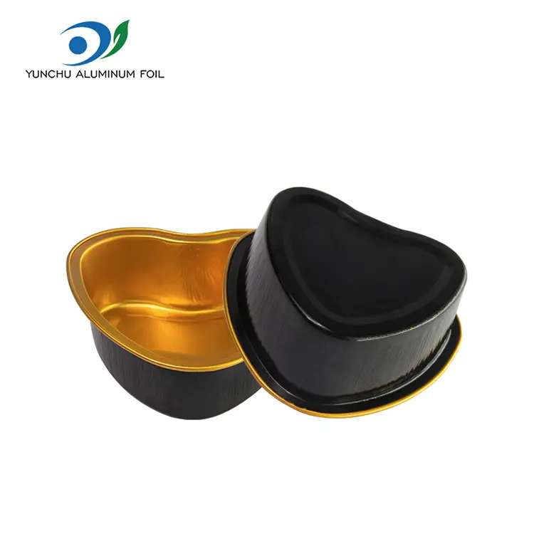 Контейнери алюмінієвої фольги у формі серця у формі серця