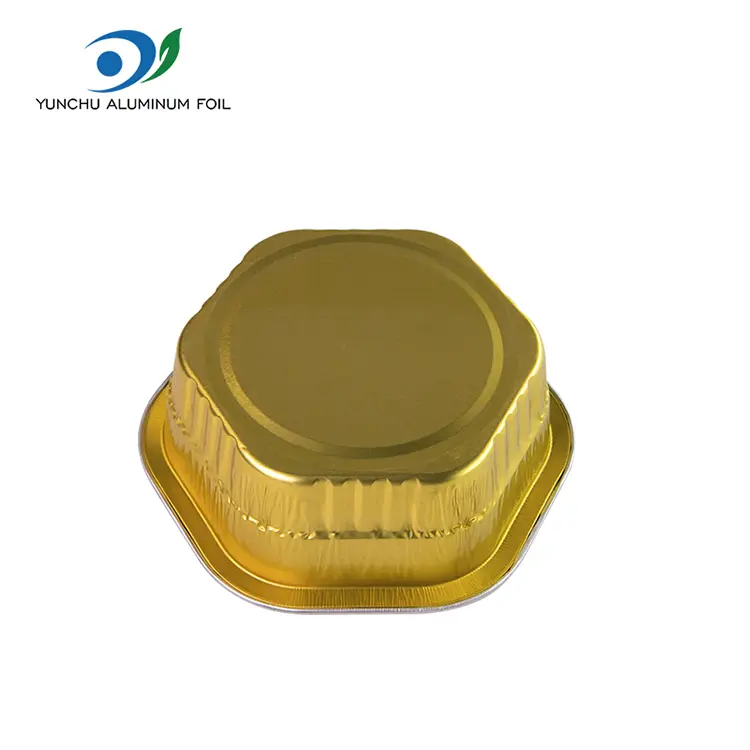 Шестикутні виноски теплові герметичні гладкі контейнери з алюмінієвою фольгою