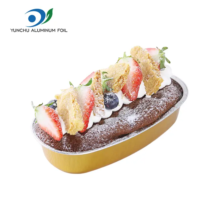 Овальні кольори гладкі контейнери з алюмінієвої фольги