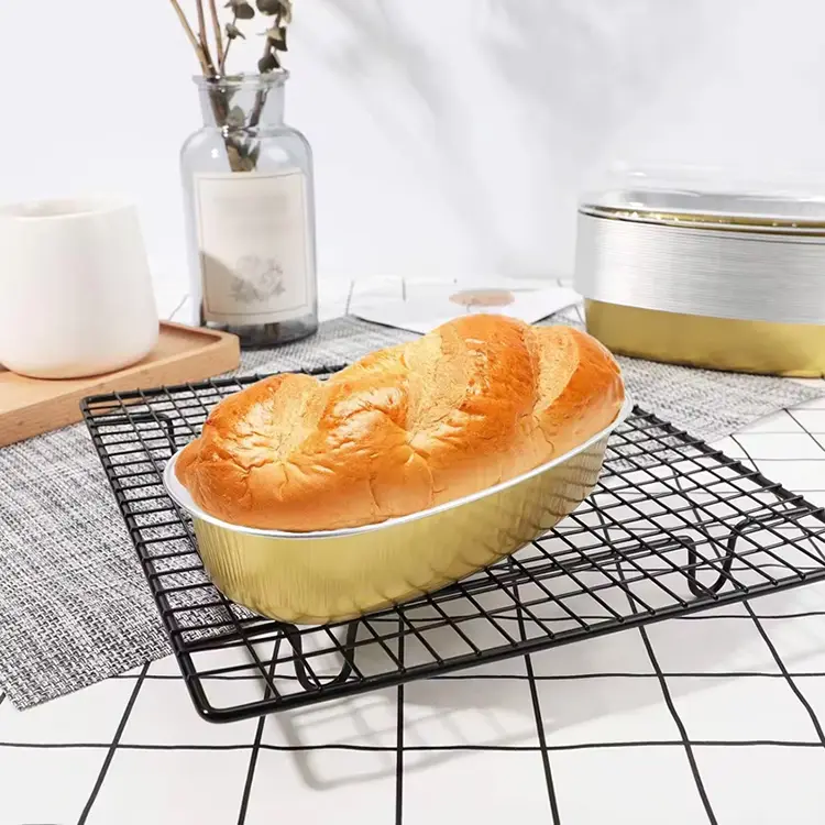 Овальні кольори гладкі контейнери з алюмінієвої фольги