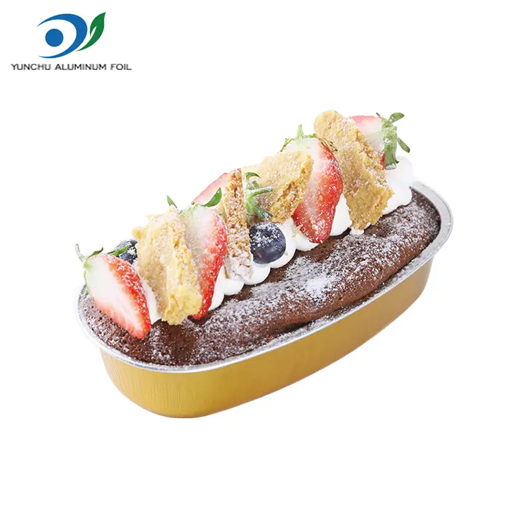 Овальні кольори гладкі контейнери з алюмінієвої фольги