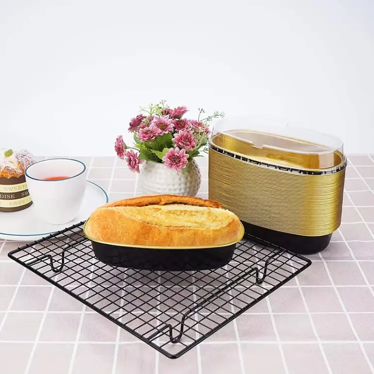 Овальні кольори гладкі контейнери з алюмінієвої фольги