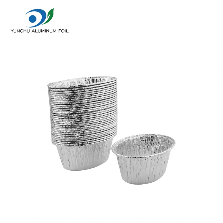 Овальний торт з пропареним торт сріблястий алюмінієвий контейнер для їжі Овальний торт з пропареним торт сріблястий алюмінієвий контейнер для їжі