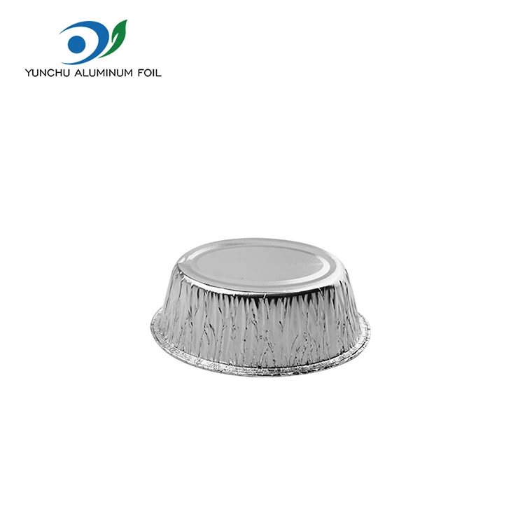 Овальний торт з пропареним торт сріблястий алюмінієвий контейнер для їжі