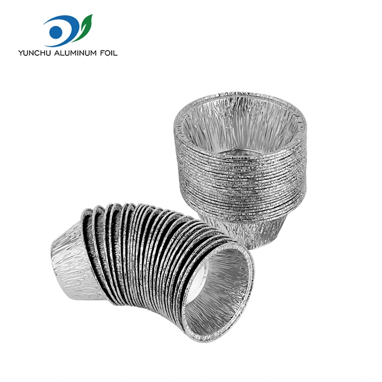 Круглий торт Срібний контейнер з алюмінієвою фольгою з фольги