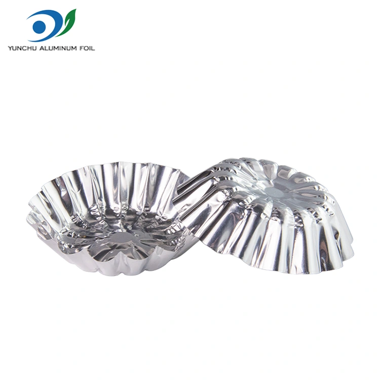 Кругле яйце пиріг іграшка випікаючи сріблястий алюмінієвий контейнер для їжі Кругле яйце пиріг іграшка випікаючи сріблястий алюмінієвий контейнер для їжі