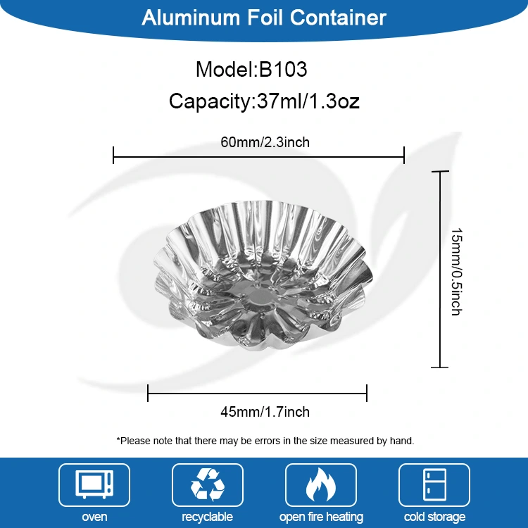 Кругле яйце пиріг іграшка випікаючи сріблястий алюмінієвий контейнер для їжі