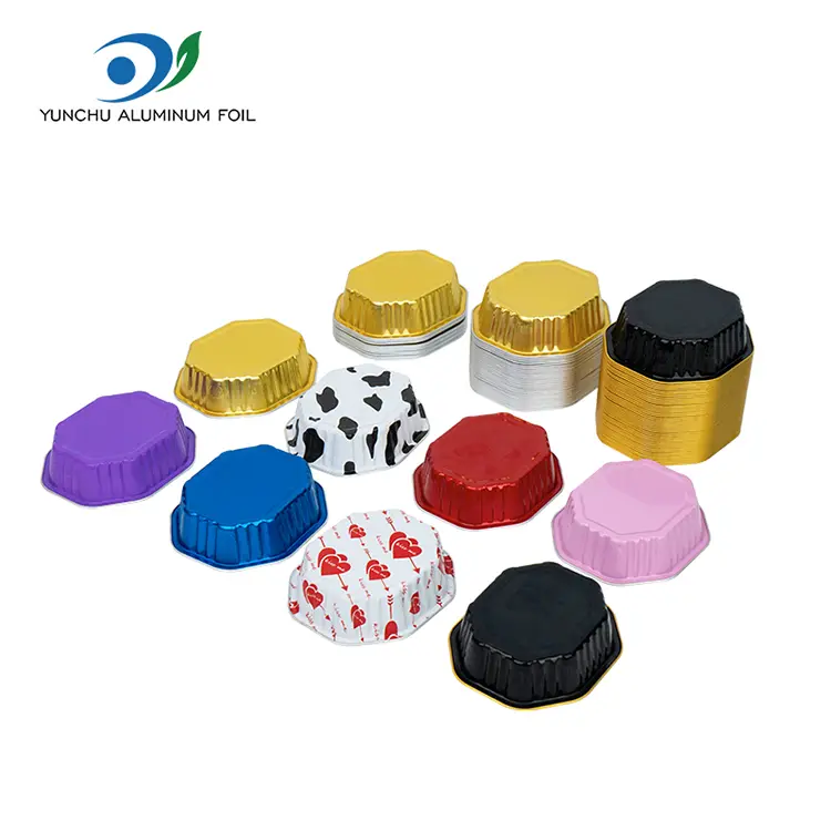 Спеціальна форма чашка гладкої стінки алюмінієвої фольги контейнери