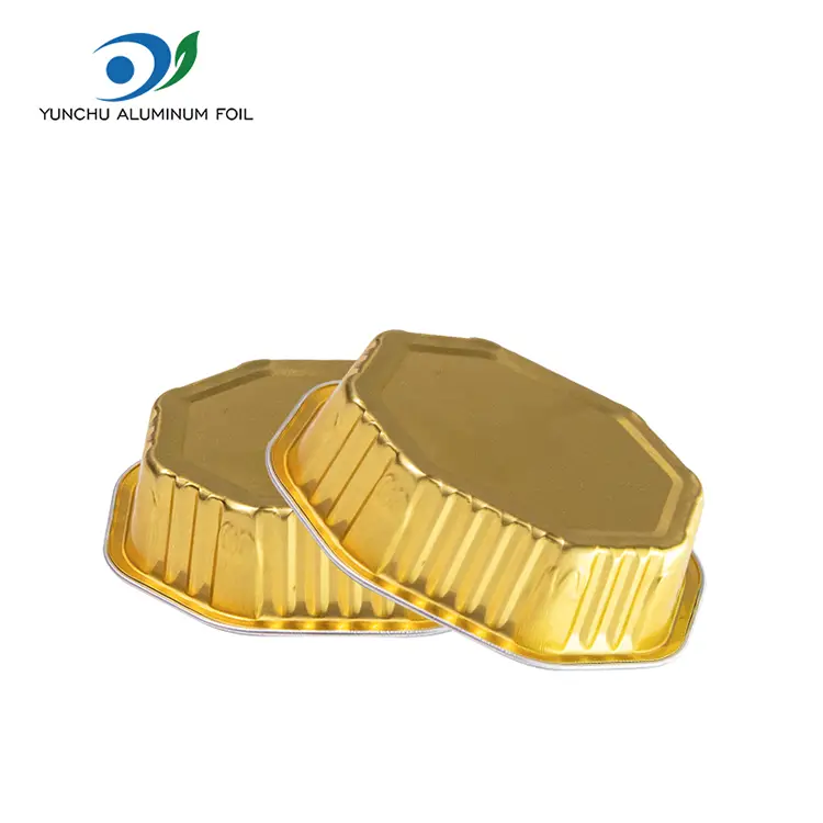 Спеціальна форма чашка гладкої стінки алюмінієвої фольги контейнери